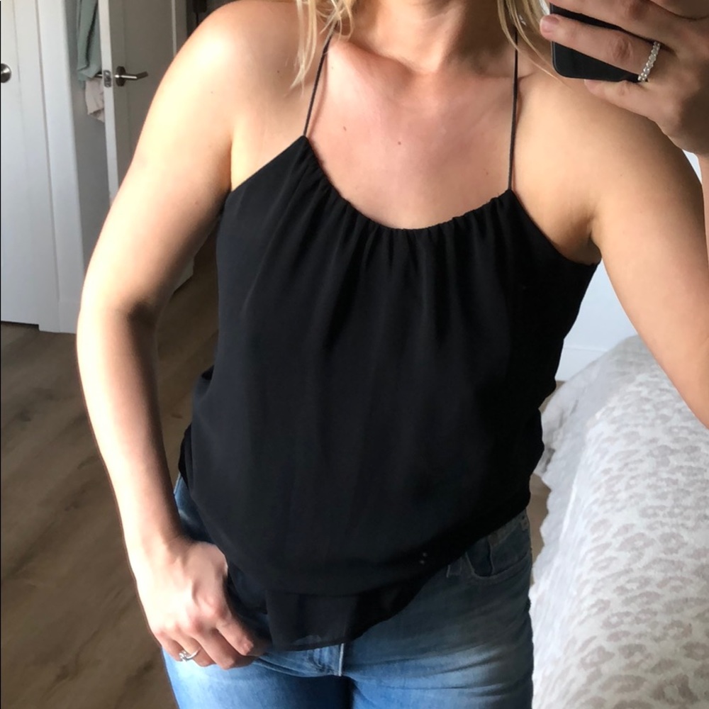 Zara party spaghetti strap top